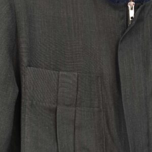 Bomber in lino nero - immagine 4