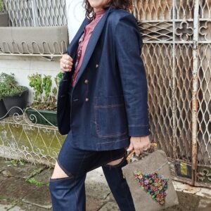 COMPLETO GIACCA E GONNA/PANTALONE IN JEANS
